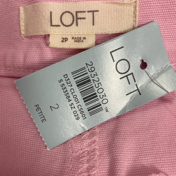 NWT Loft Pink High Rise Shorts  [223] - Picture 3 of 3